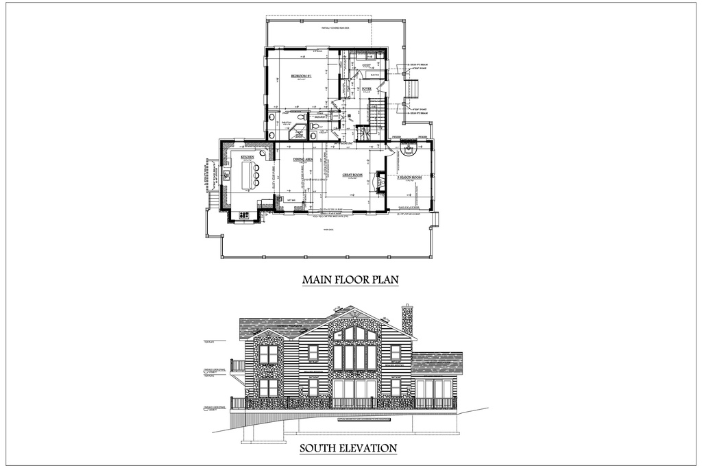 Plan 340 - Multi Storey with 4 Bedrooms and 3- Season Room