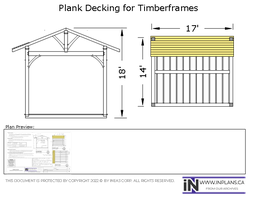 [Online Plans] Plan 2020-38 Timber frame Plank Decking