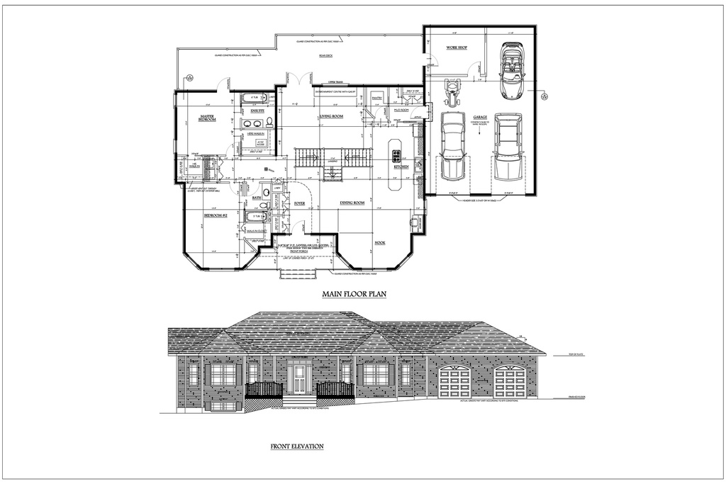 Plan 142 Single Storey with Master Bedroom