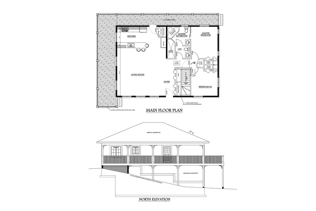 Plan 145 Single Storey with Master Bedroom