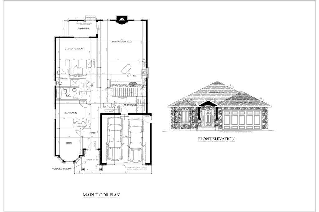Plan 173 Single Storey with Study and Garage