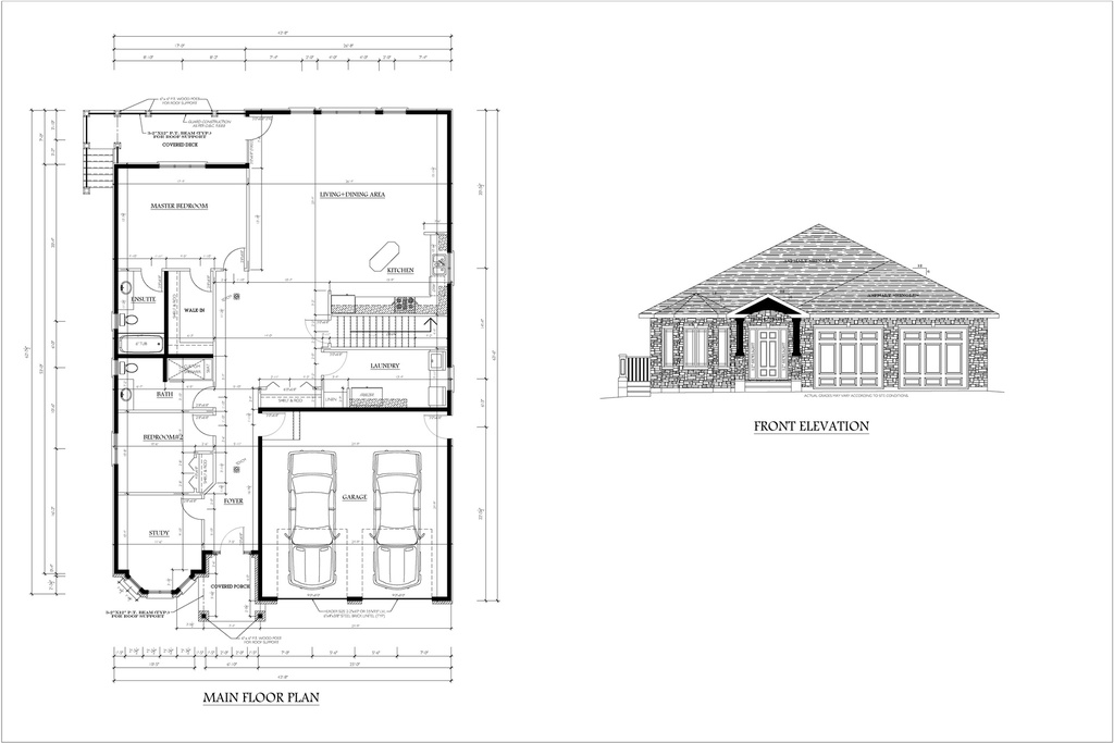 Plan 239 Single Storey with 2 Bedrooms