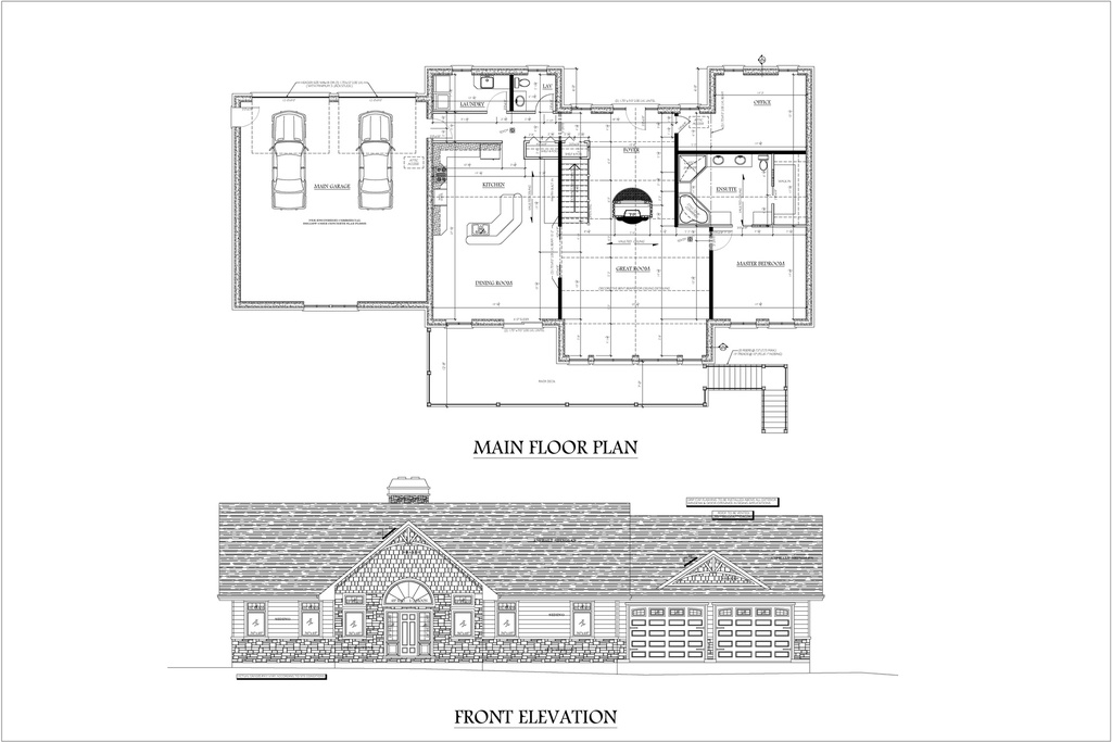 Plan 298 Single Storey with Master Bedroom Ensuite