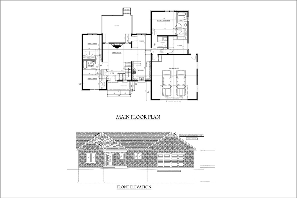 Plan 305 Single Storey with 3 Bedrooms and Ensuite