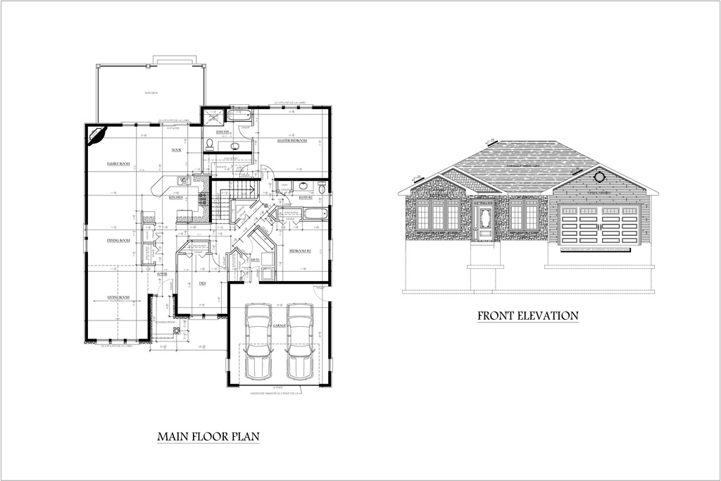 Plan 310 Single Storey with Breakfast Nook