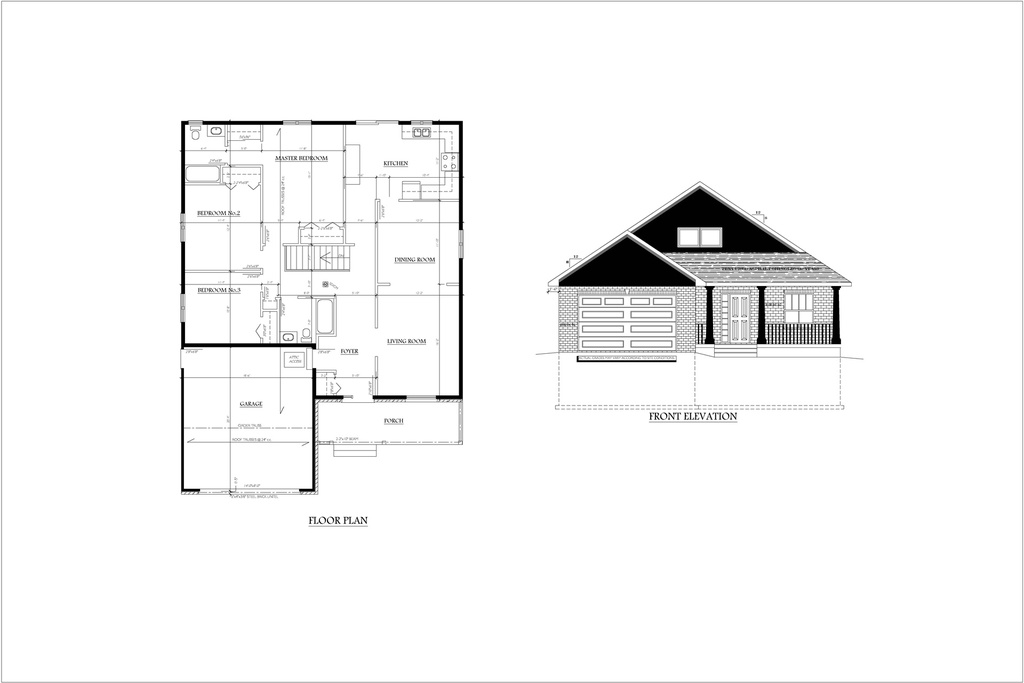 Plan 376 Single Storey with 3 Bedrooms