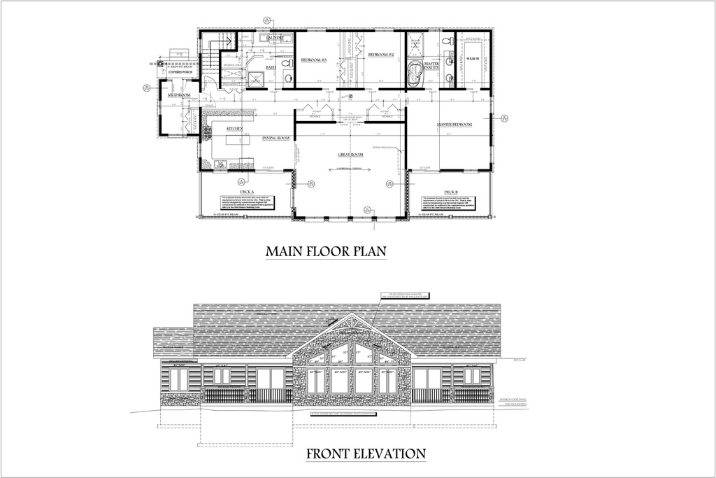 Plan 380 Single Storey with 3 Bedrooms and Ensuite