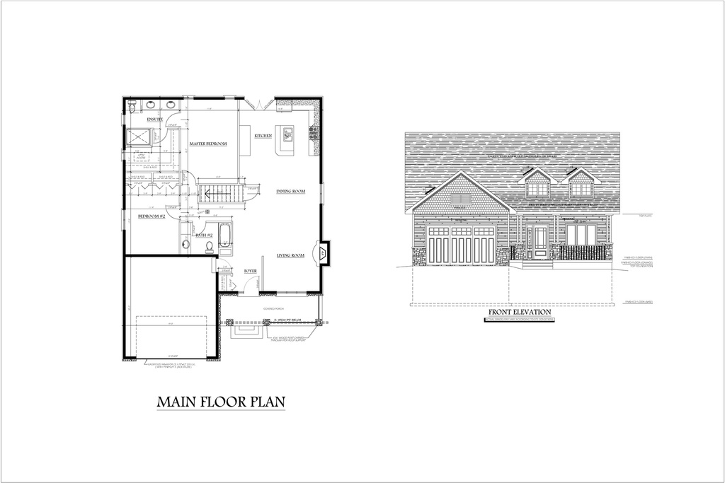 Plan 384 Single Storey with 3 Bedroom and Ensuite