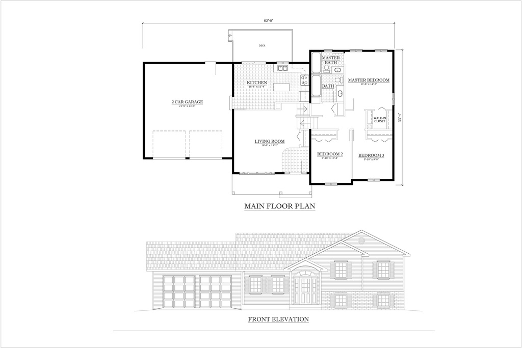 [Online Plans] Plan 4234 Single Storey with 3 Bedrooms and Walk-In-Closet