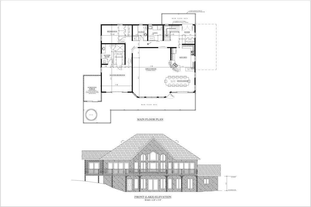Plan 4564 Single Storey with 2 Bedroom and Walk-In-Closet