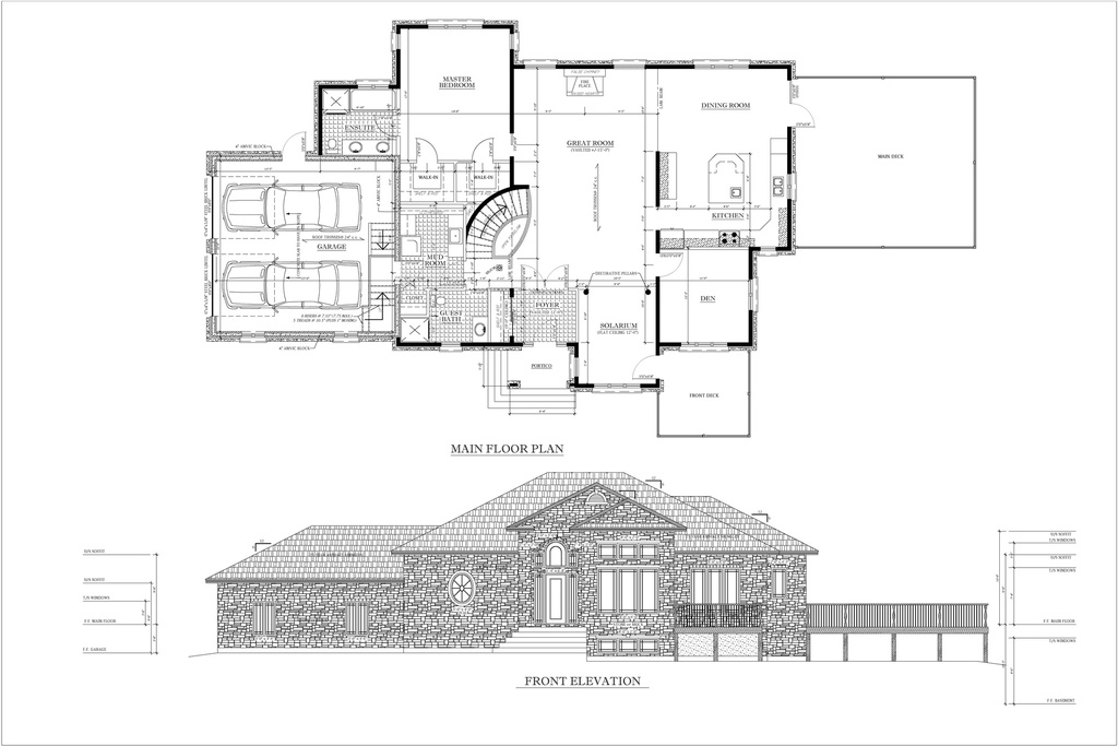 Plan 4825 Single Storey with Master Bedroom Ensuite