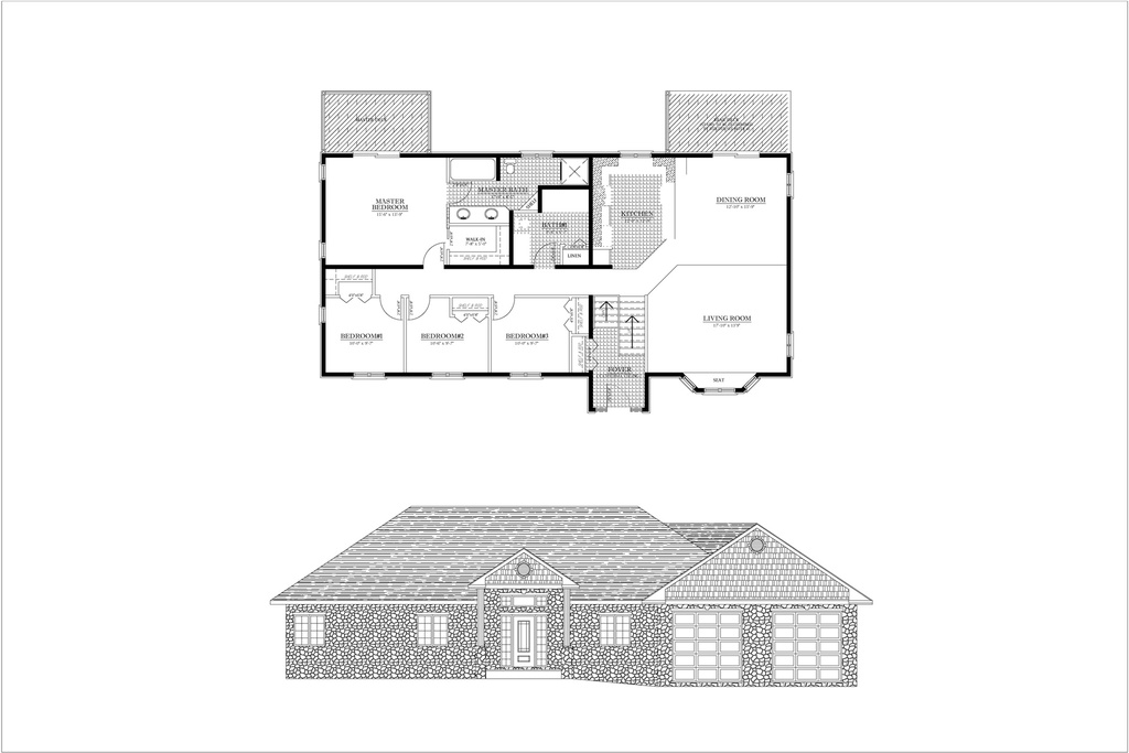 Plan 5039 Single Storey with 4 Bedrooms
