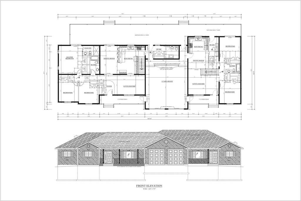 Plan 5647 Single Storey with 5 Bedrooms and Ensuite
