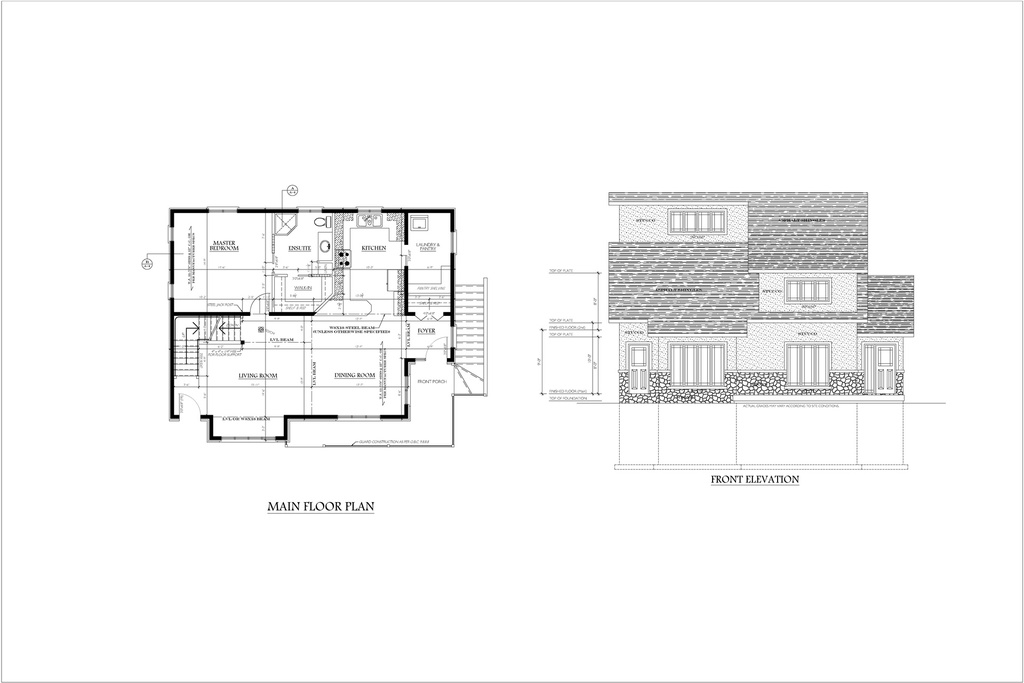 Plan 102 Multi Storey with 3 Bedrooms and Laundry