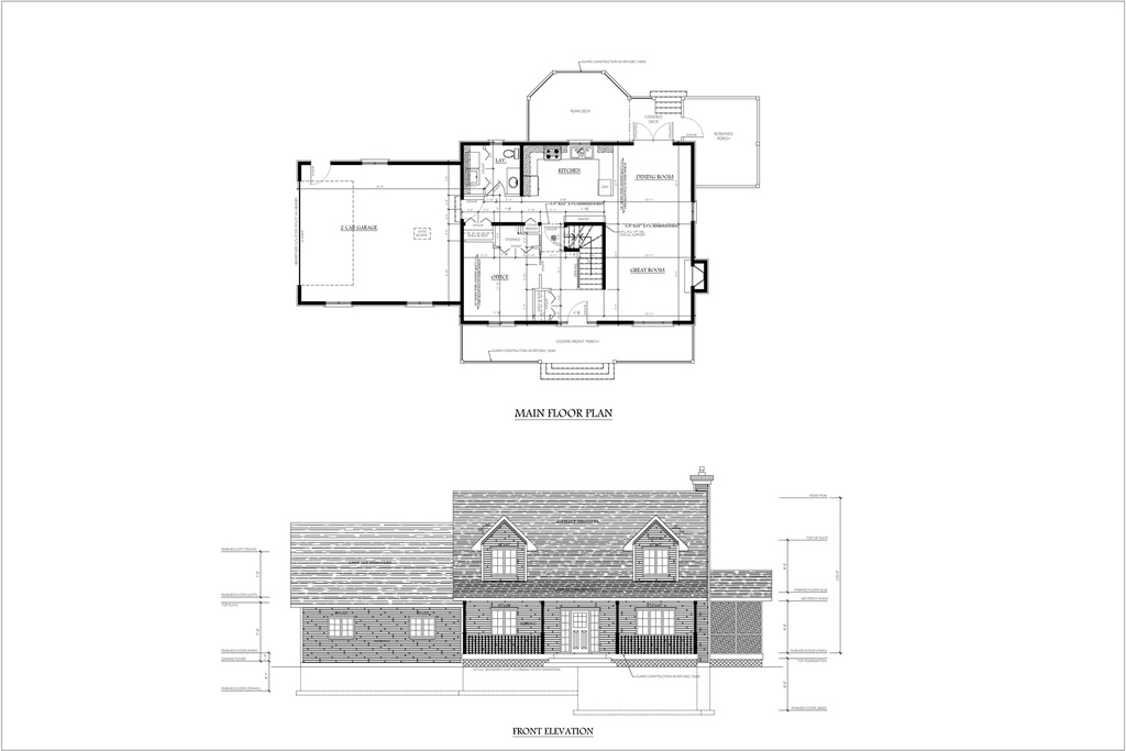 Plan 129 Multi Storey with 3 Bedrooms and Garage