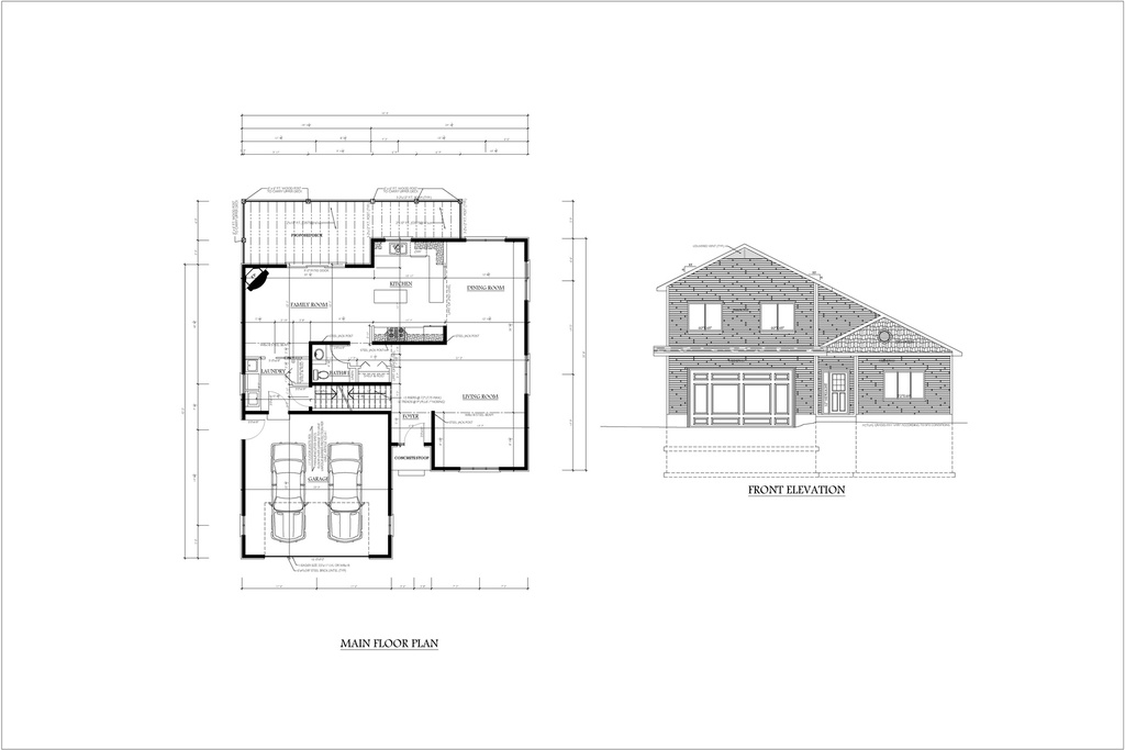 [Online Plans] Plan 246 Multi Storey with 4 Bedrooms and 2 Car Garage