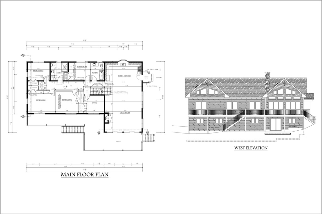 Plan 303 Multi Storey with 4 Bedrooms and Eat-In-Kitchen