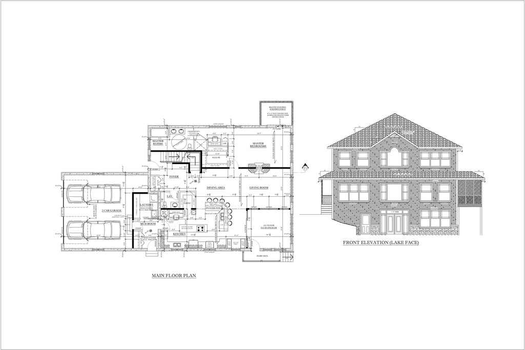 Plan 4554 Multi Storey with 4 Bedrooms, Office and Garage