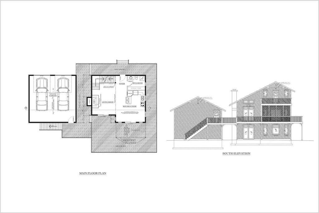 Plan 4945 Multi Storey with Master Bedroom and 2 Car Garage