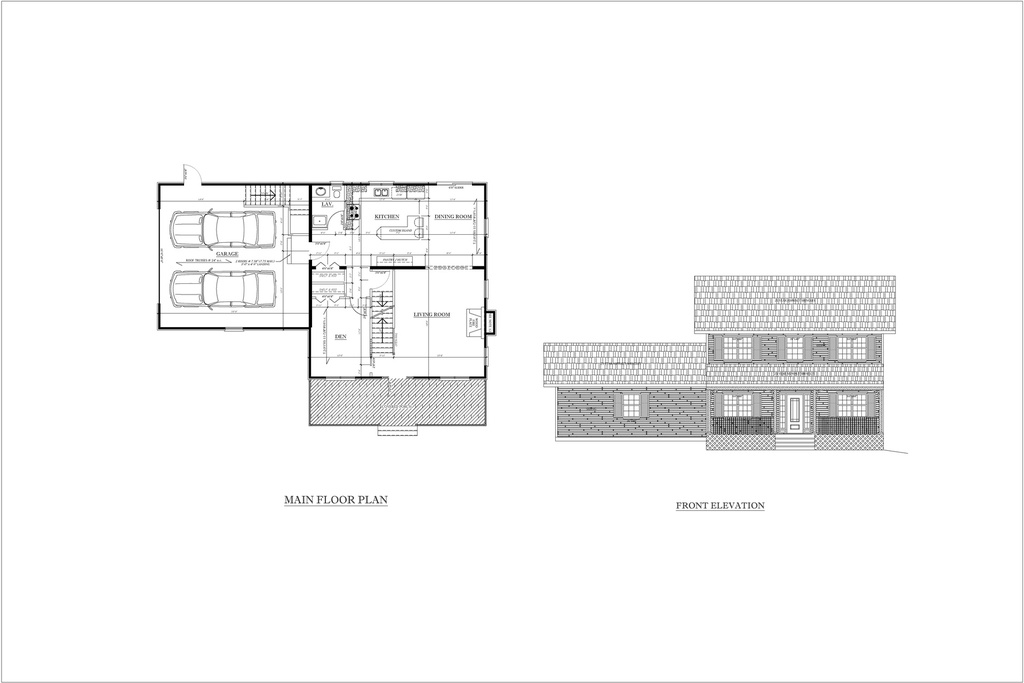 Plan 4982 Multi Storey with 3 Bedrooms and 2 Car Garage