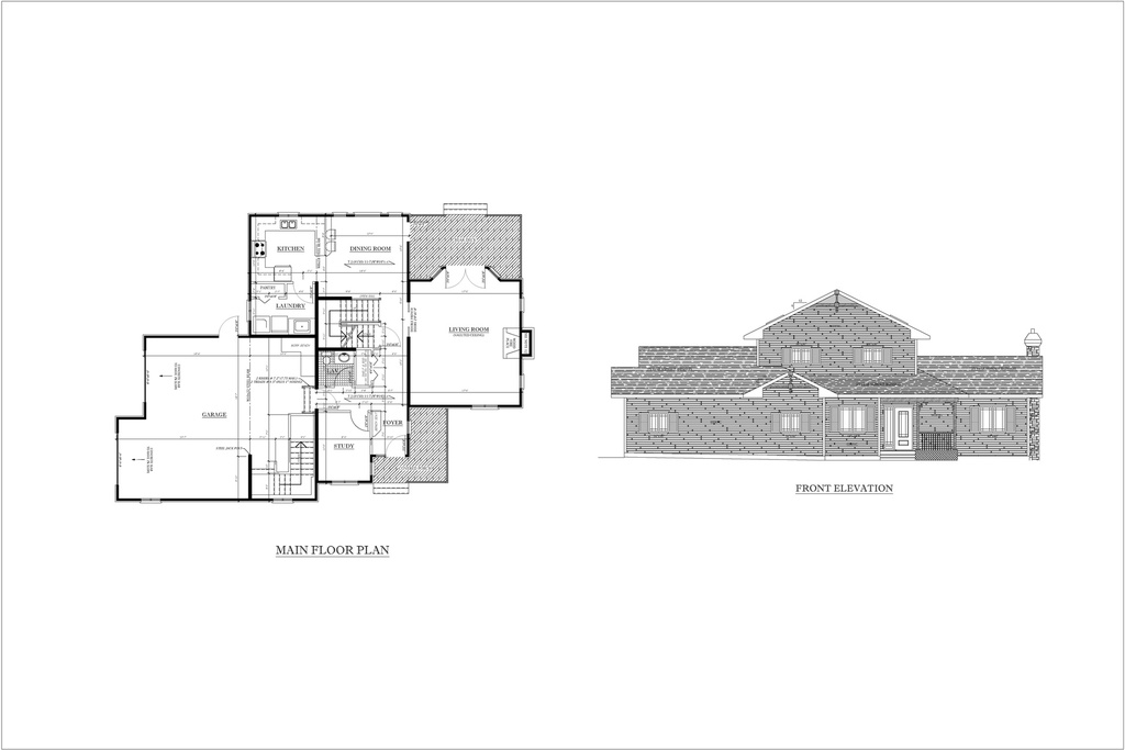 Plan 5185-2 Multi Storey with 2 Bedrooms and 2 Car Garage