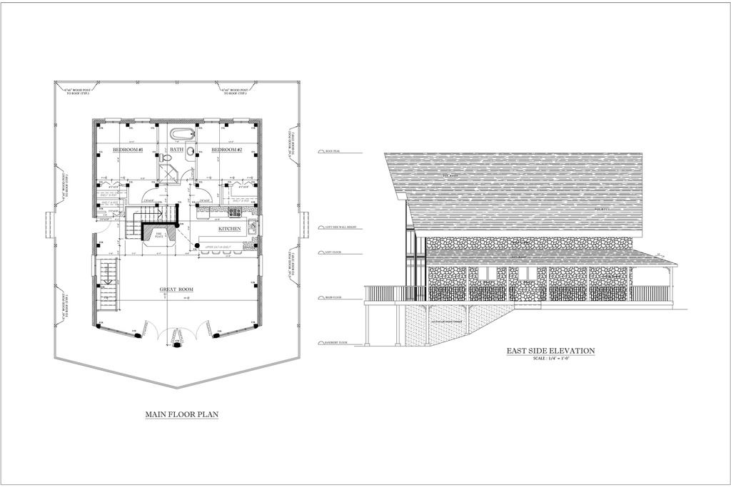 Plan 5379 Multi Storey with 2 Bedrooms and Bath