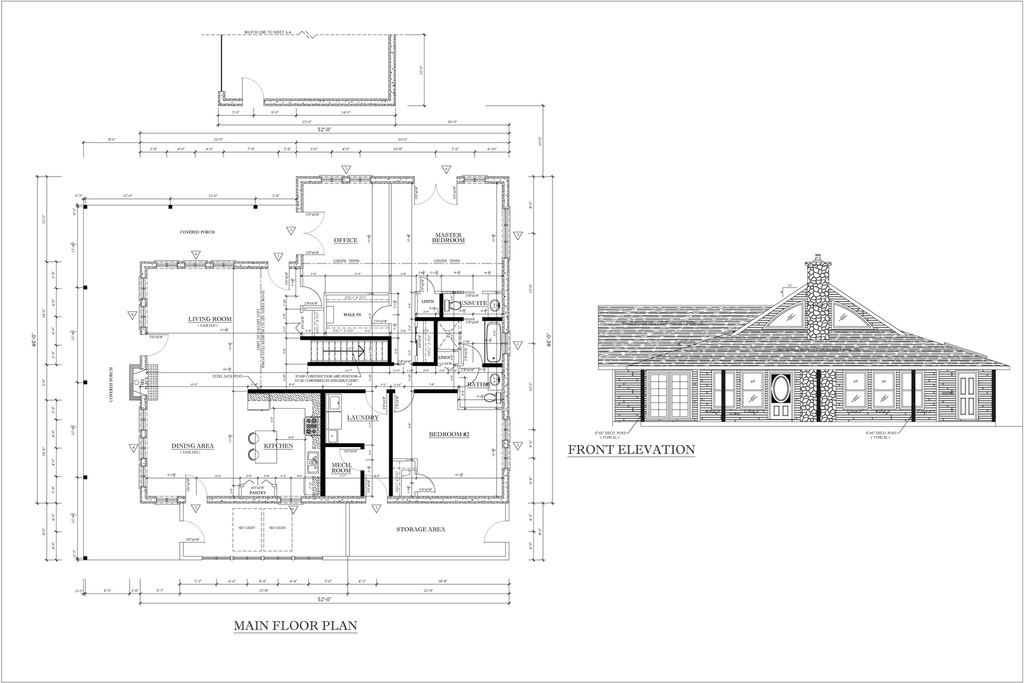 Plan 5613 Multi Storey with 2 Bedrooms and Garage