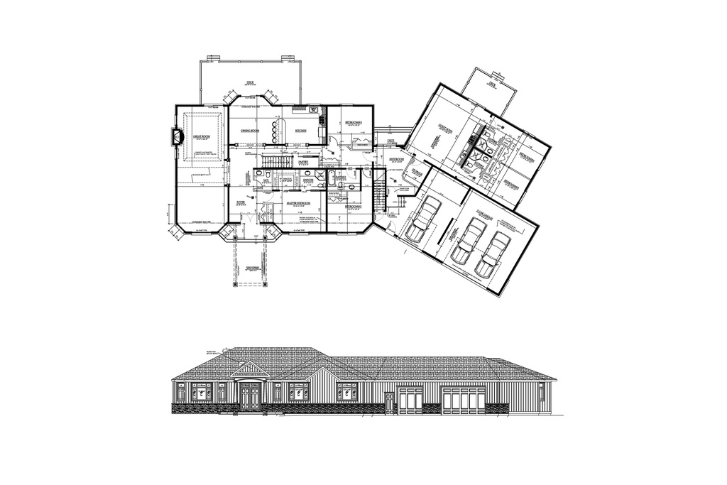 Plan 163 Single Storey with 6 Bedrooms and Guest Suite