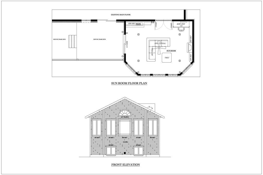 [Online Plans] Plan 5583-3 - SunRoom