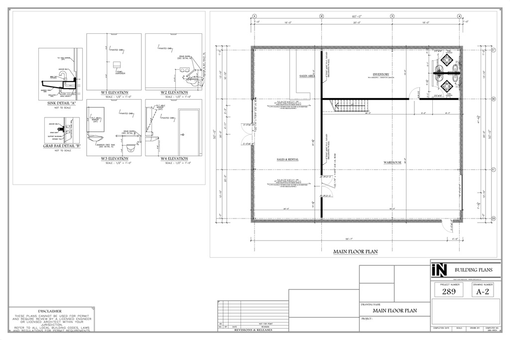 Plan 289 - Commercial Single Storey Plan