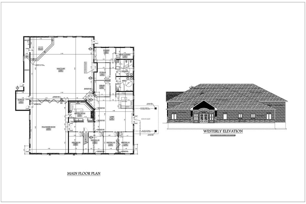 Plan 299 - Commercial Single Storey Plan with 4 Meeting rooms