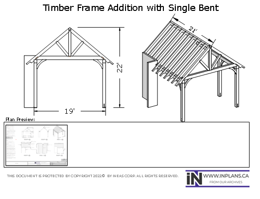 Plan 19-1042 Timberframe Porch Addition