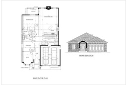 [Online Plans] Plan 173 Single Storey with Study and Garage