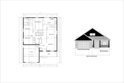 [Online Plans] Plan 327 Single Storey with Master Bedroom and Garage
