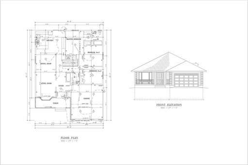 [Online Plans] Plan 4093 Single Storey with 3 Bedroom and Garage