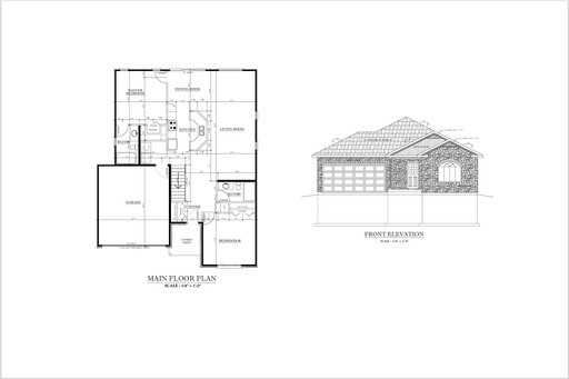 [Online Plans] Plan 4963 Single Storey with 2 Bedrooms and Garage