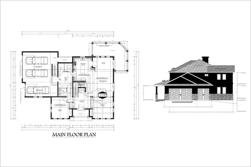 [Online Plans] Plan 295 Multi Storey with 3 Bedrooms and Patio