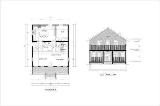 [Online Plans] Plan 175 Multi Storey with Master Bedroom and Study Room