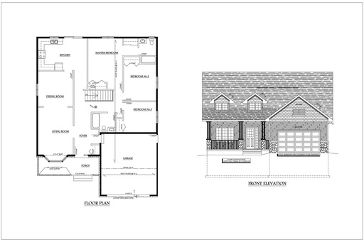[Online Plans] Plan 326 Single Storey with 3 Bedrooms and Garage