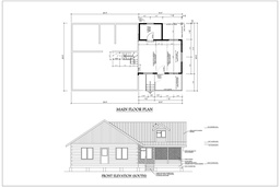 [Online Plans] Plan 144 - Family Room, Storage, Porch