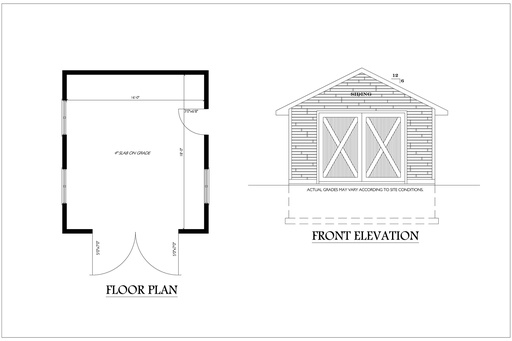 [Online Plans] Plan 226 - Pool Shed Foundation