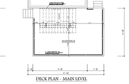 [Online Plans] Plan 400 - Deck Plan