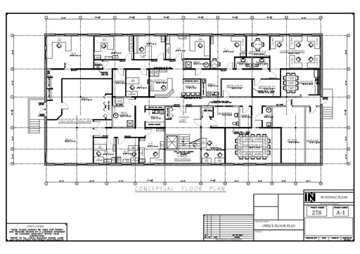 [Online Plans] Plan 278 - Commercial Single Storey Plan with  6 Cabins