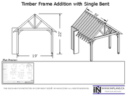 [Online Plans] Plan 19-1042 Timberframe Porch Addition